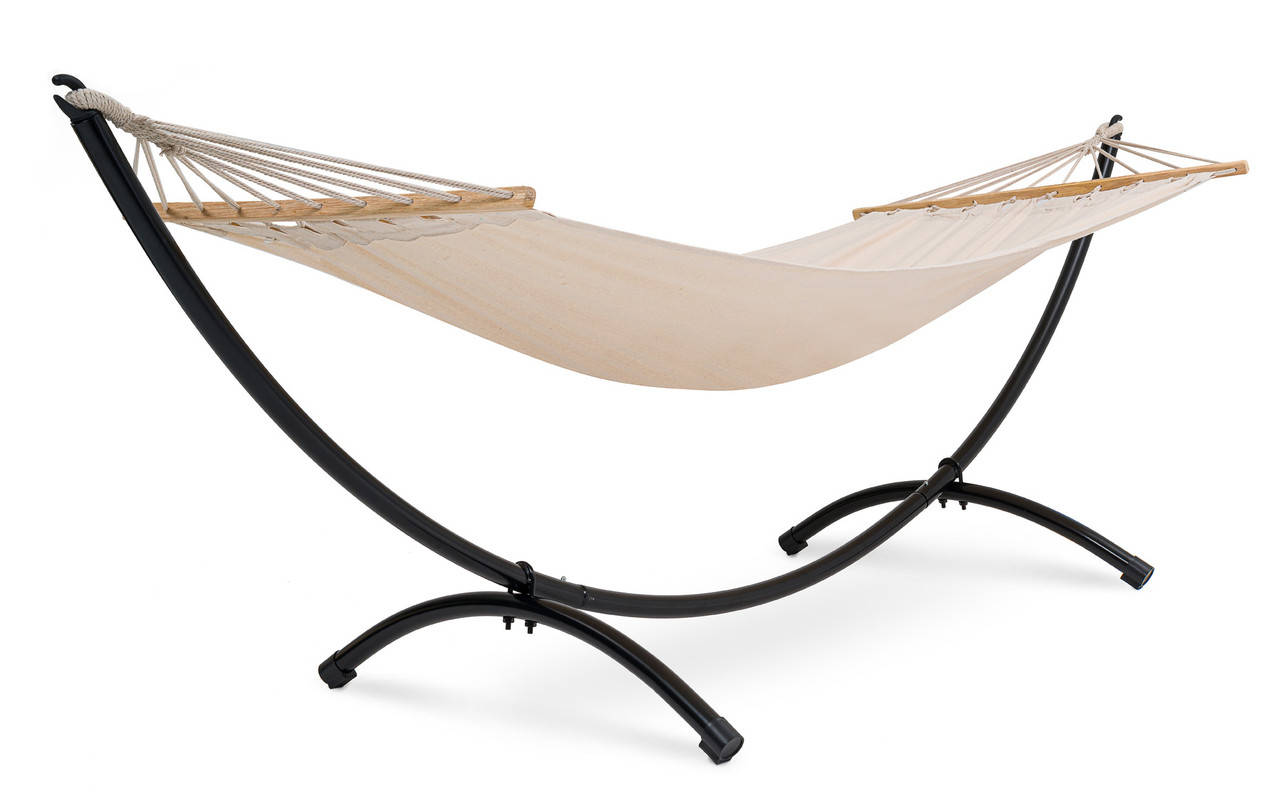 

Гамак с каркасом до 120 кг для дома и дачи diVolio Rimini кремовый