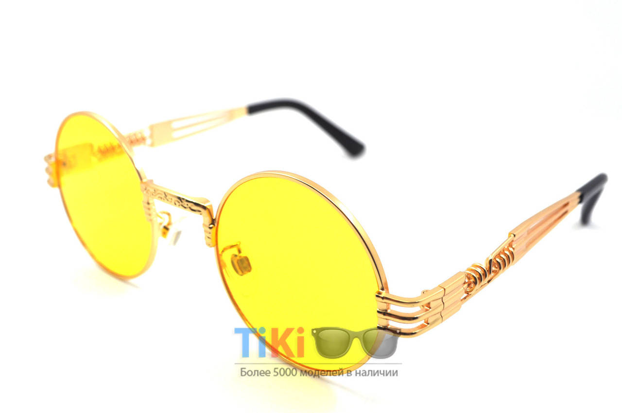 

Круглые солнцезащитные очки М 8010 Желтые
