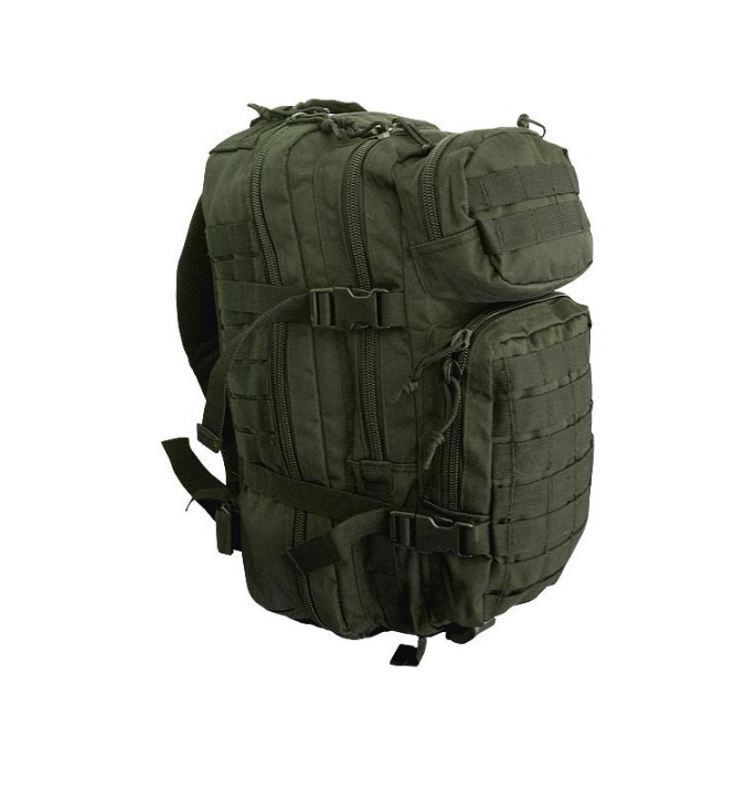 

Большой рюкзак Mil-Tec Assault Olive 20L, Оливковый