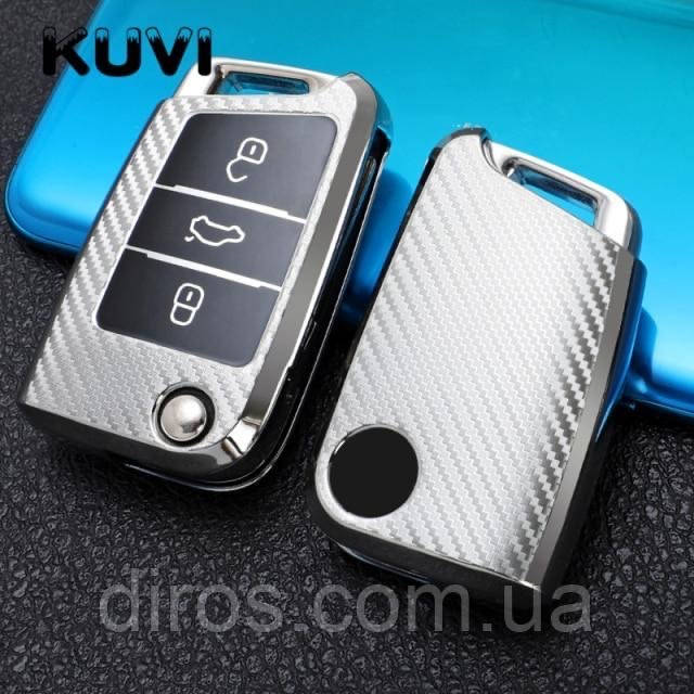 

Защитный чехол из ТПУ для автомобильного ключа, чехол для VW Volkswagen Golf 7 MK7 Tiguan MK2 Skoda Octavia A7, Разные цвета