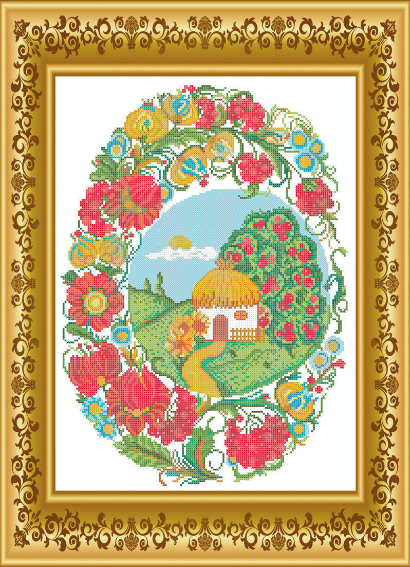 

СКВ-131. Схема Українська хатинка