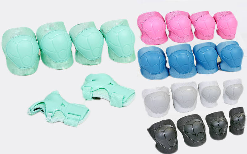 

Комплект детской защиты 4684, 5 цветов: размер S-L (3-7/8-12/13-15 лет)