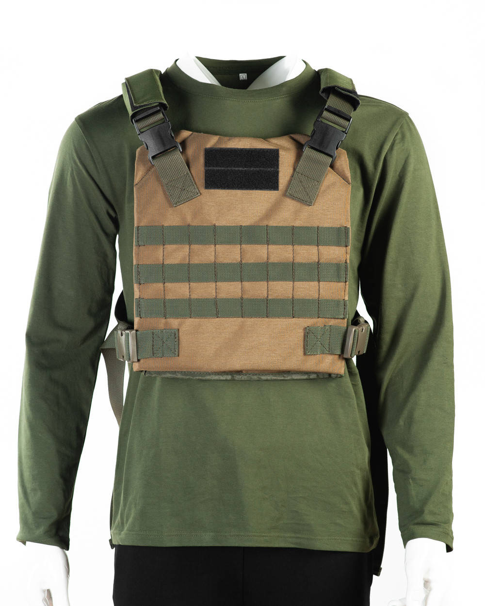 

Плитоноска, коричневая + хаки