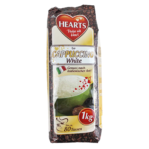 

Капучіно Хертс білий Hearts white 1kg 10шт/ящ (Код : 00-00003842)