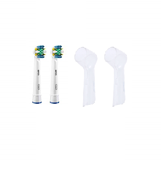 

2 насадки для зубной щетки ORAL-B floss action (EB25) + колпачки