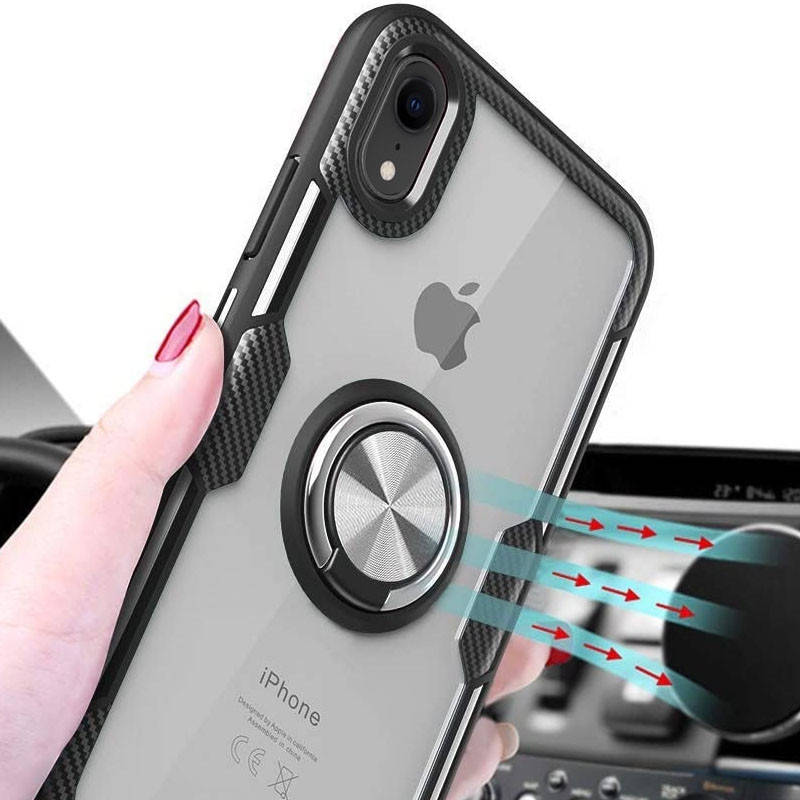 

Чехол с кольцом для iPhone Xr / Айфон Хр, Красный