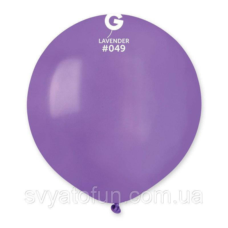 

Латексный воздушный шарик 19" пастель 49 сиреневый 1шт Gemar