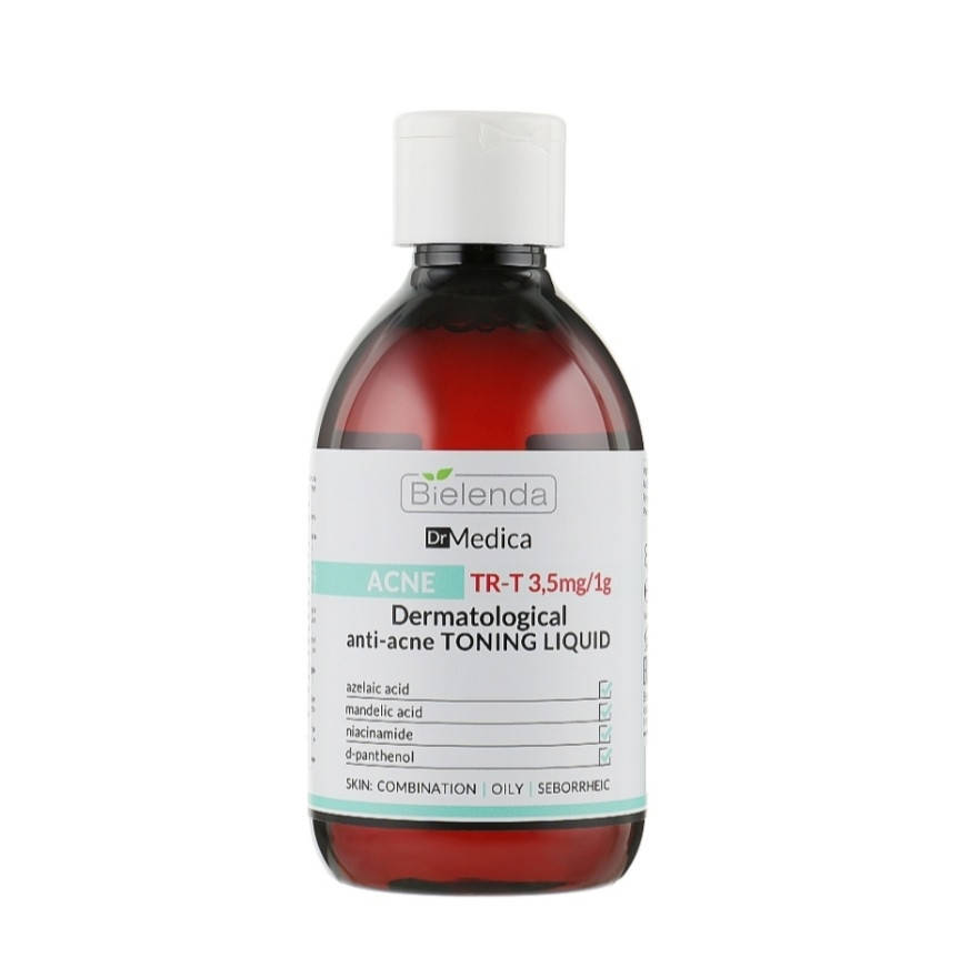 

Дерматологический анти-акне тоник Bielenda Dr Medica Acne Dermatological Anti-Acne Liquid Tonic 250мл