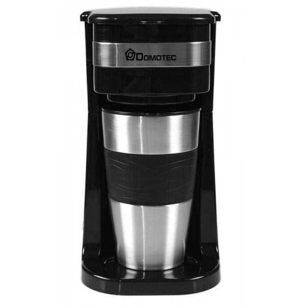 

Кофеварка Domotec MS-0709 700 Вт 0.42 л + термо-стакан Черный (hub_XNWO25245)