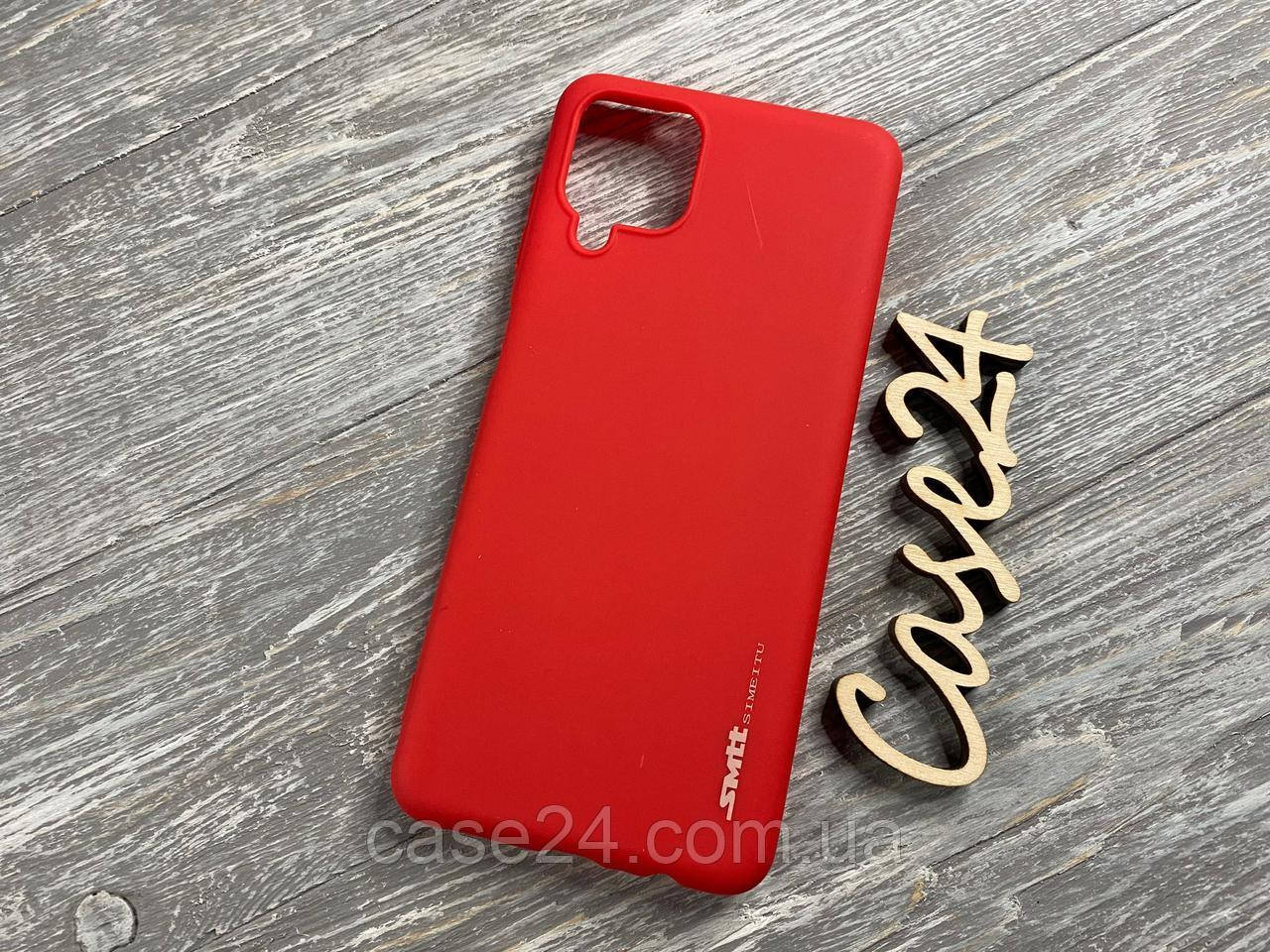 

TPU чехол Smitt накладка бампер для Samsung Galaxy M12 (на самсунг м12) красный