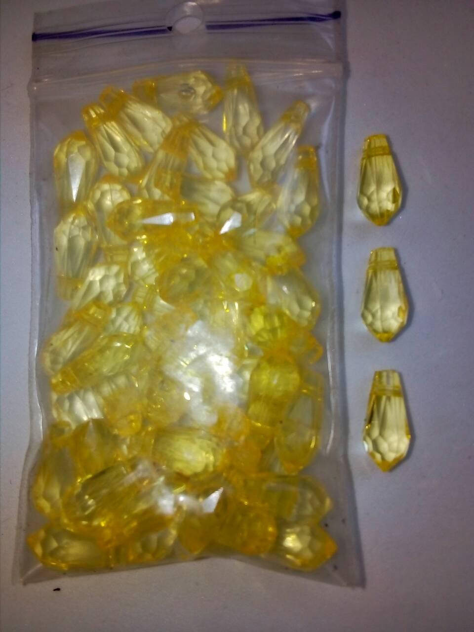 

Капля прозрачная "слёзка" жёлтый 10г