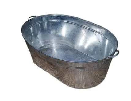 

Ванна таз оцинкованная 75 л, Серый