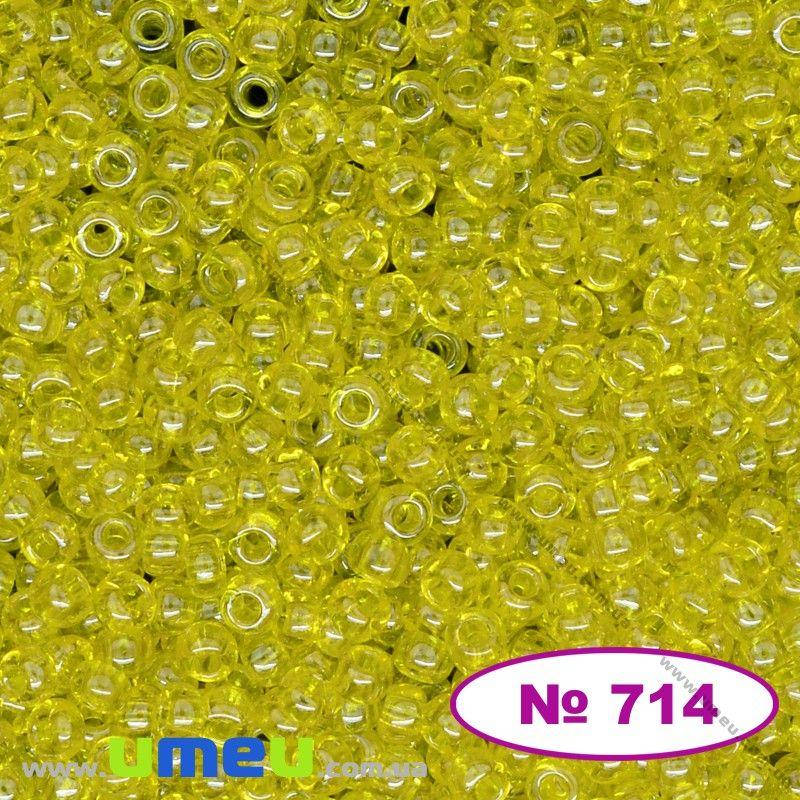 

Бисер чешский №714/86010, Желтый, Глазурированый, 10/0 (BIS-003909)