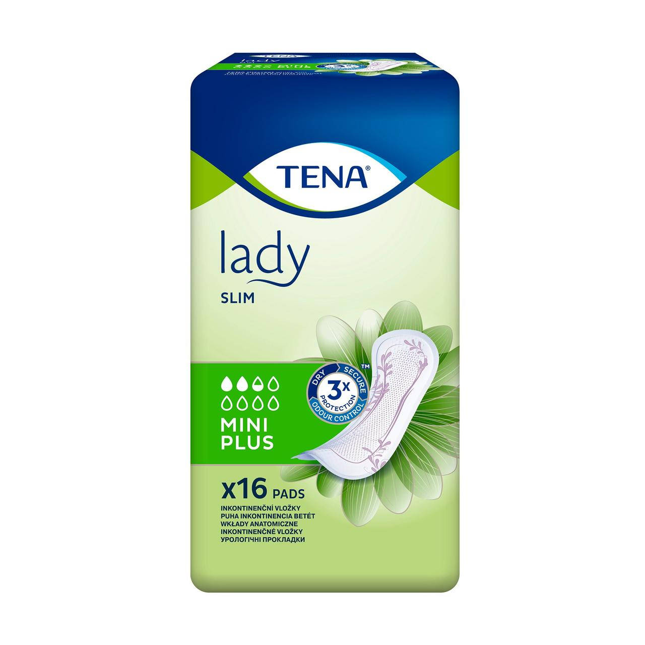 

Урологические прокладки TENA Lady Slim Mini Plus 16 шт.