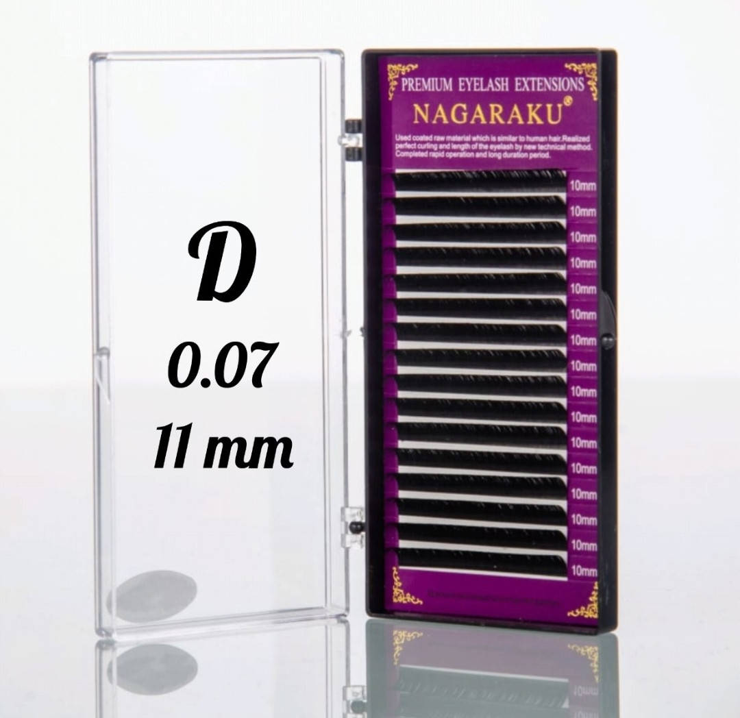 

Ресницы Nagaraku 0.07D - 11 мм
