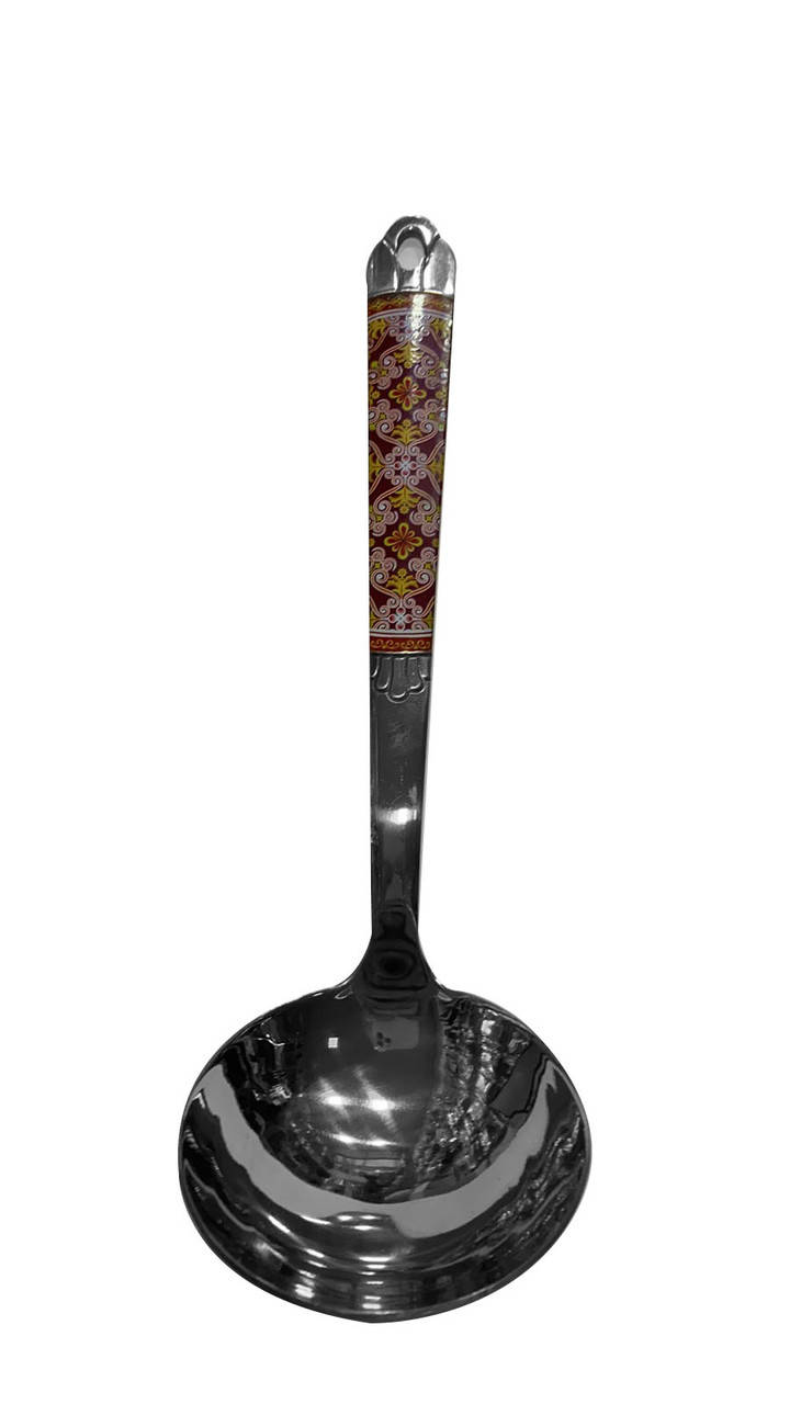 

Половник кухонный Красная эмаль