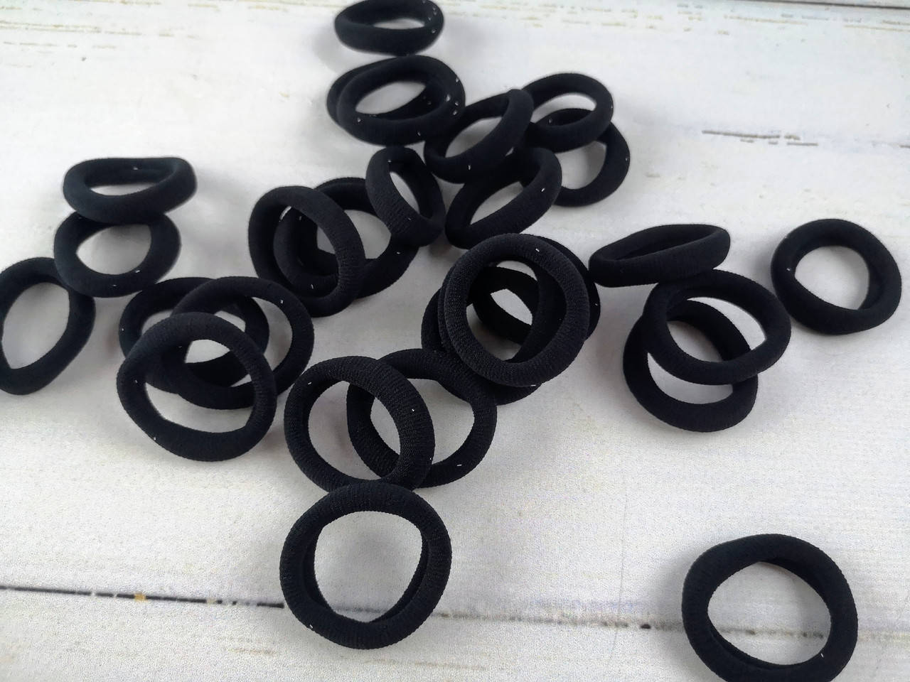 

Резиночки для волос. Бесшовная черная 8388+, Черный