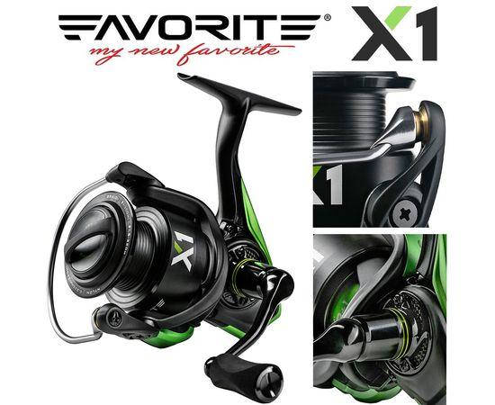 

Катушка спиннинговая Favorite X1 4000 5.2:1 9+1BB, Черный
