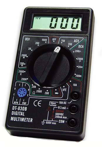 

Высокочувуствительный мультиметр с защитой от перегрузок DT 830B