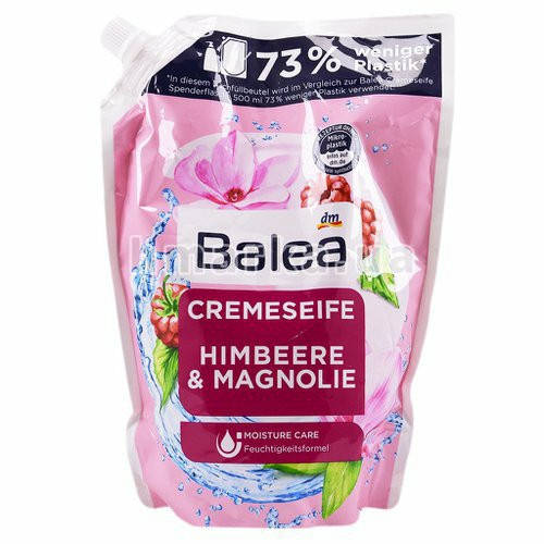 

Жидкое мыло Малина и Магнолия Balea Himbeere & Magnolia Cremeseife 750 мл.