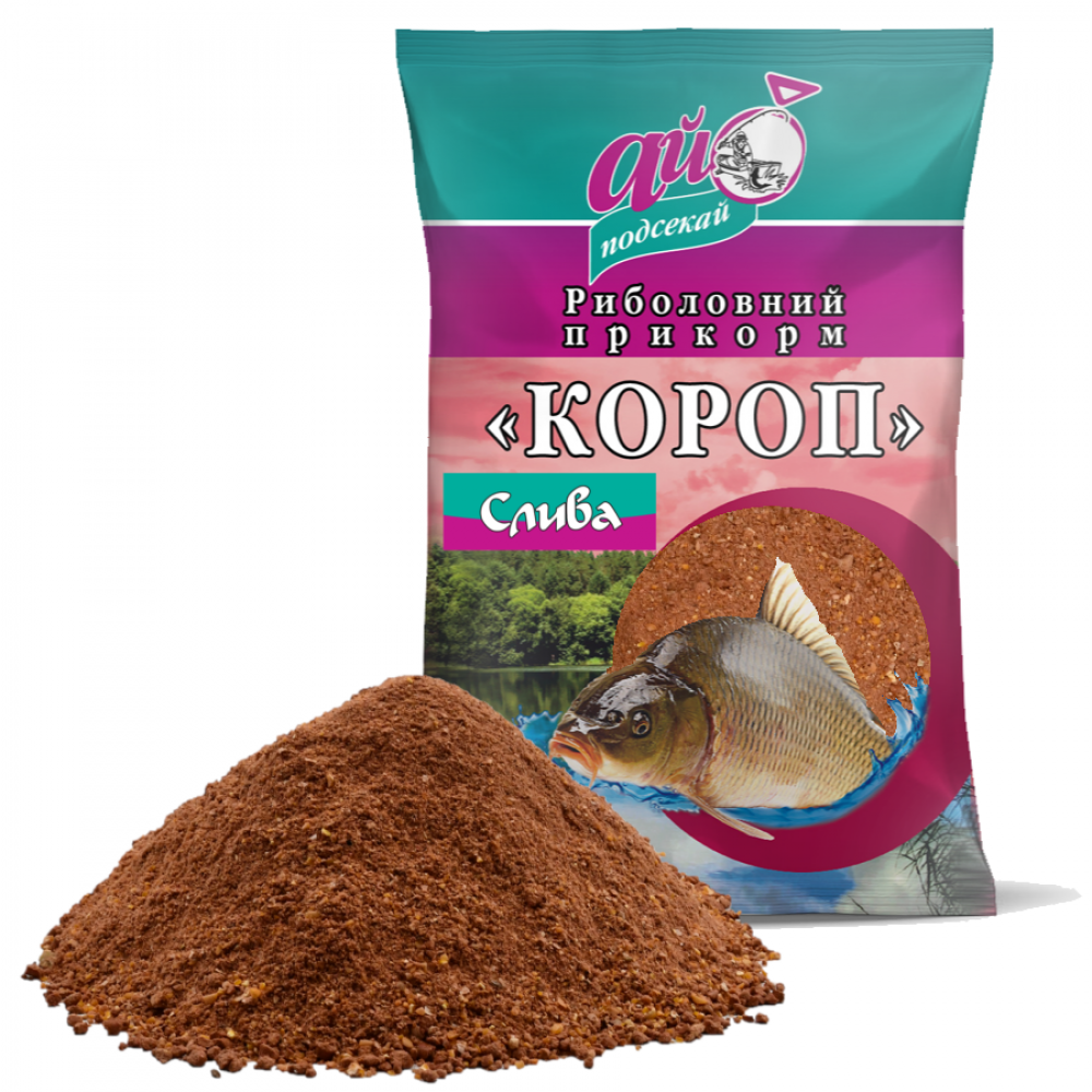 

Прикормка Ай подсекай "Карп-Слива" 1кг