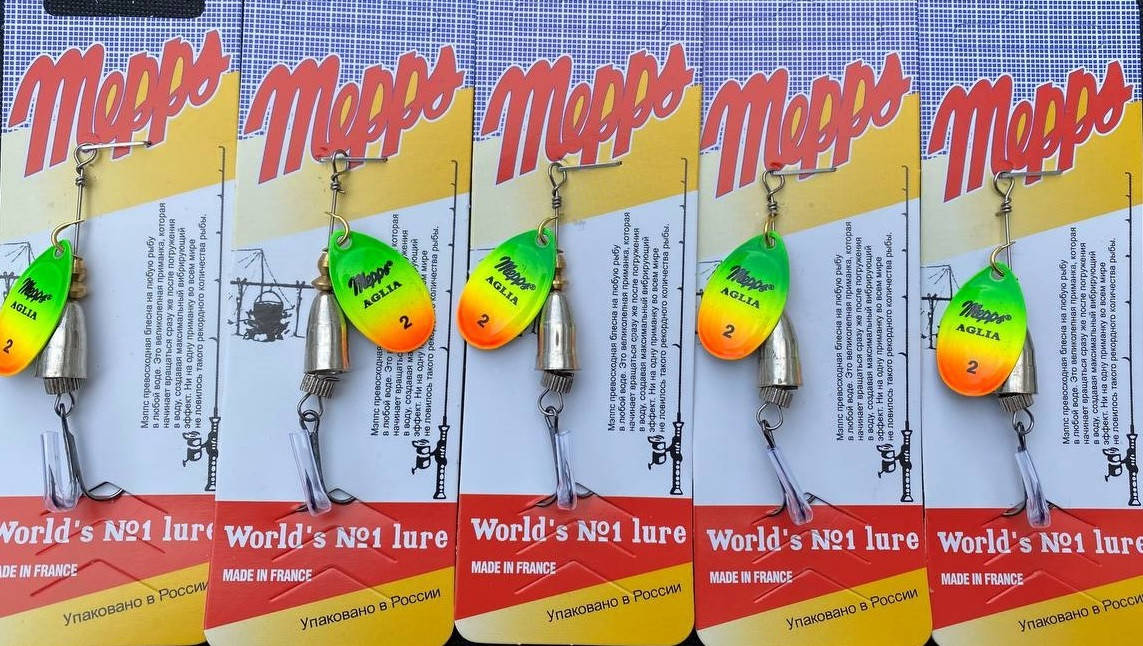 

Набор Блесна Mepps Aglia №2 (4.5г) 5шт