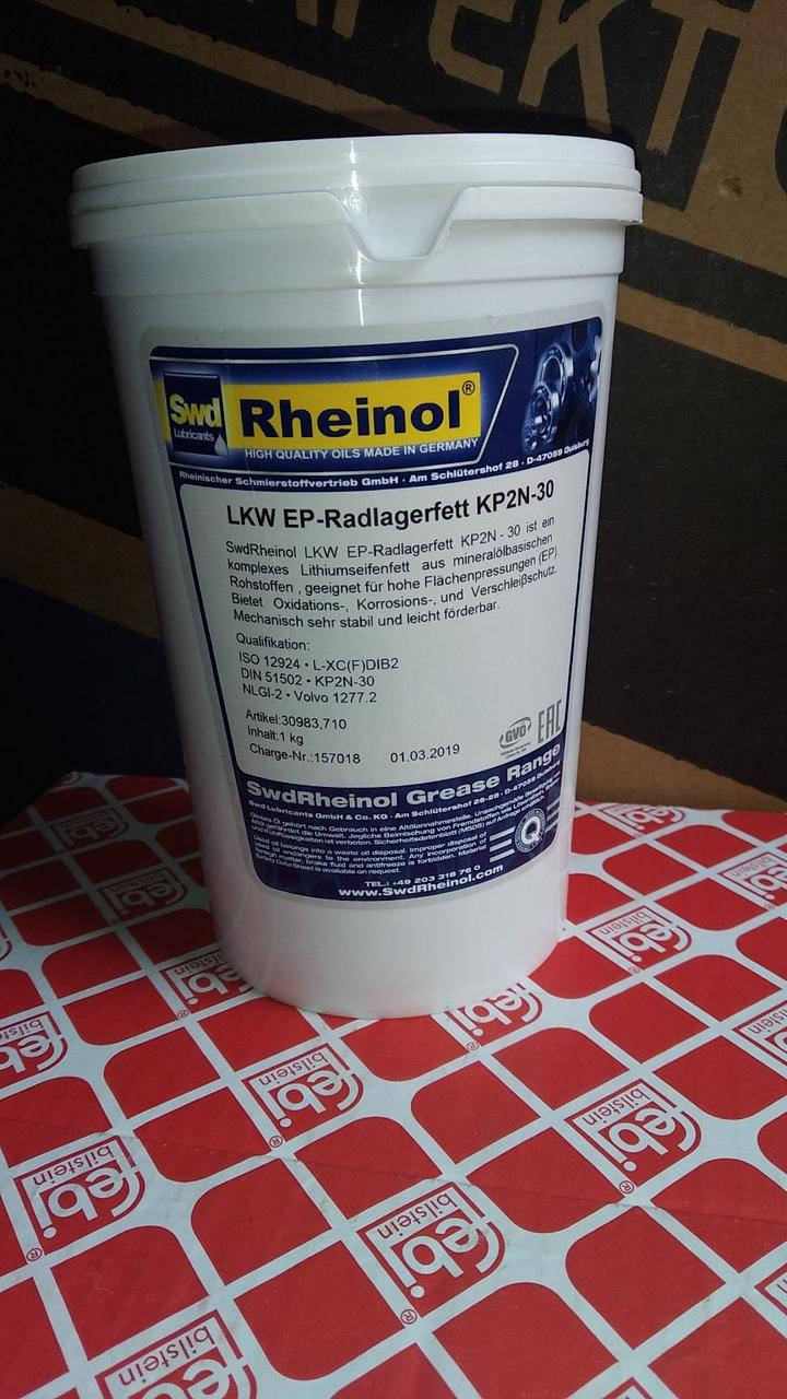 

Смазка высокотемпературная синяя SWD RHEINOL KP2N-30, 1 кг