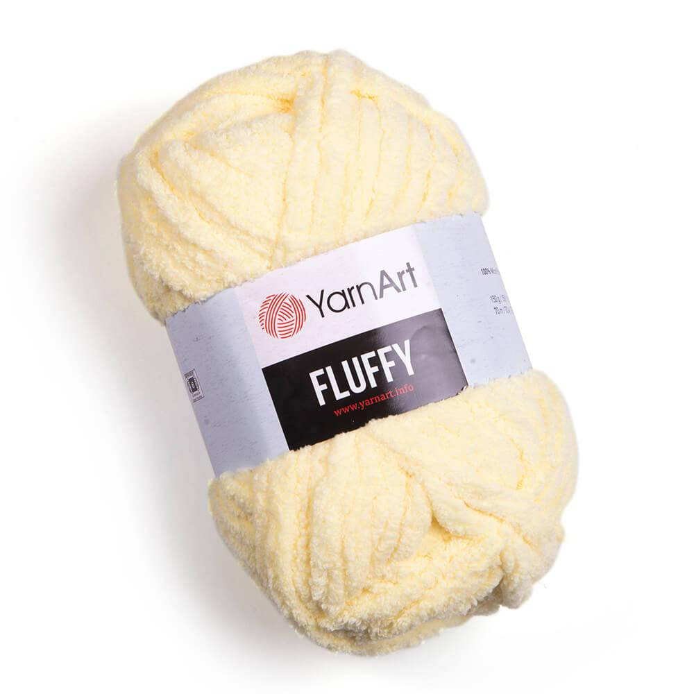 

Yarnart Fluffy желтый № 716