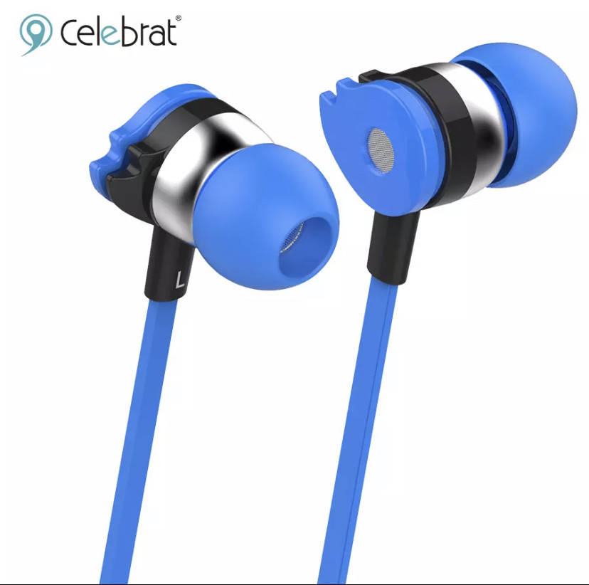 

Гарнитура / Наушники с микрофоном Celebrat D1 Magic Wheel Blue, Синий