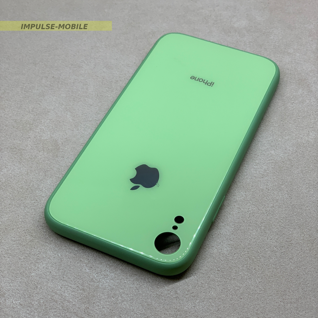 

Чехол Case Original Glass TPU Iphone Xr Зелёный