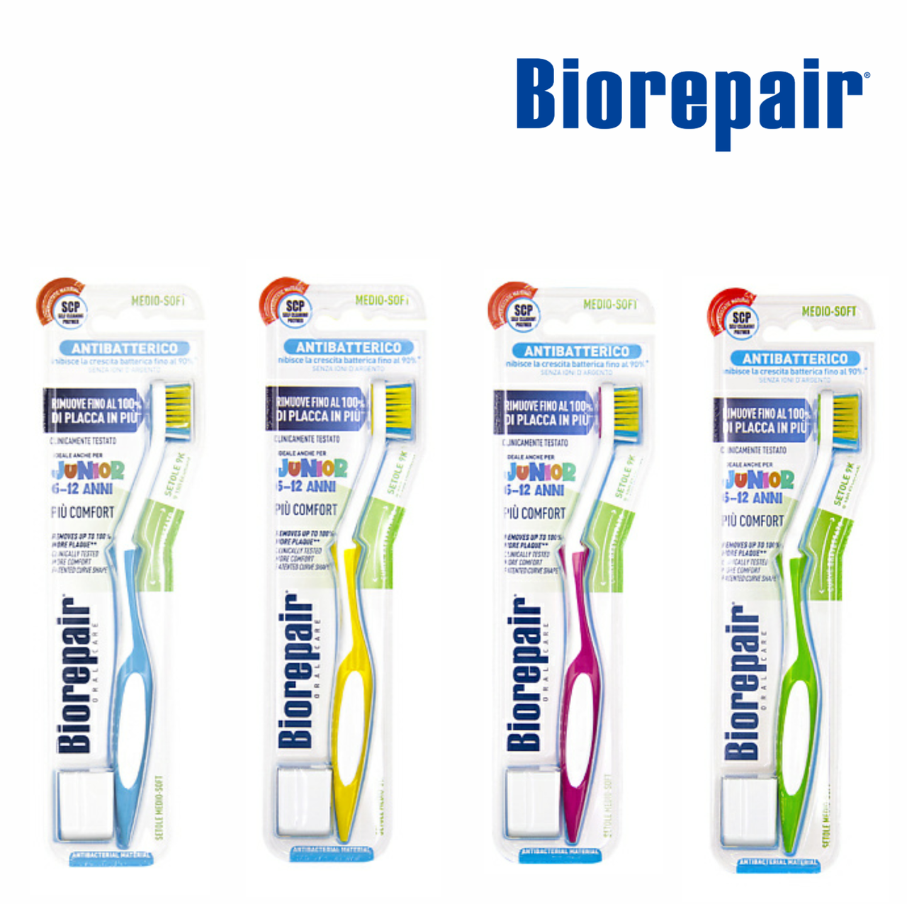 

Зубная щетка Biorepair Junior Medium Soft 9180 Совершенная чистка 6-12 лет 1 шт