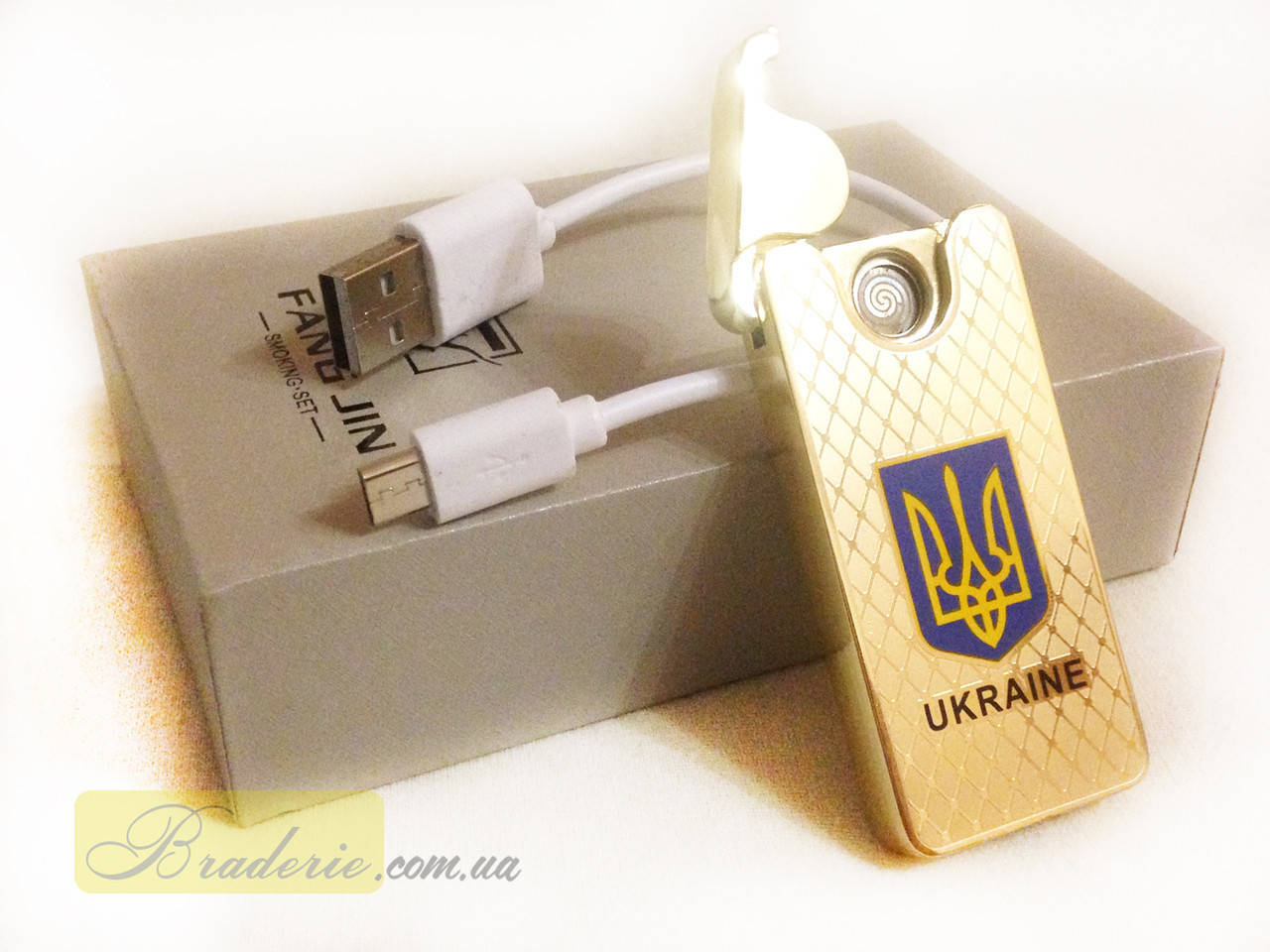 

Зажигалка подарочная USB 4795 Украина