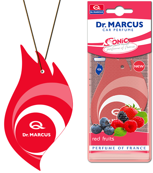 

Автоосвежитель воздуха Dr. Marcus Sonic (выбор аромата), Ароматизатор автомобильный (Пахучка в салон авто)MiX Red fruits