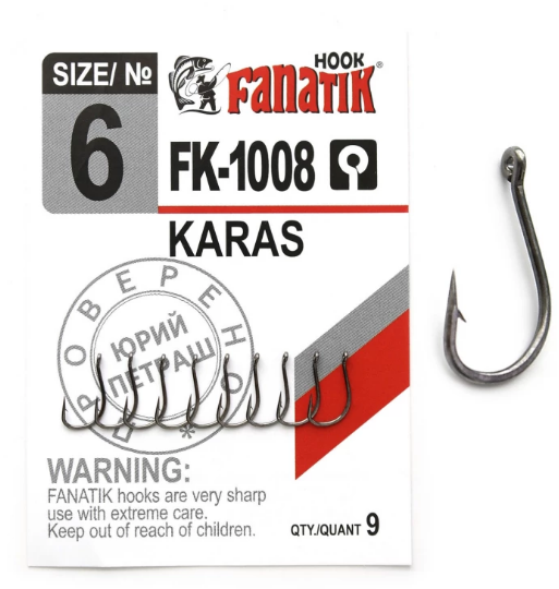 

Гачок Fanatik KILLER KARAS FK-1003 №6 (9шт)