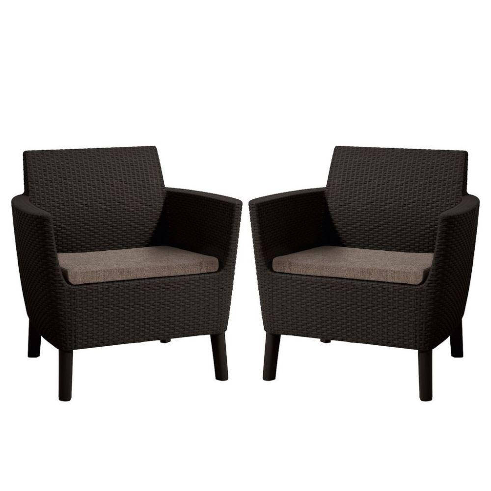 

Комплект кресел KETER Salemo duo Коричневый