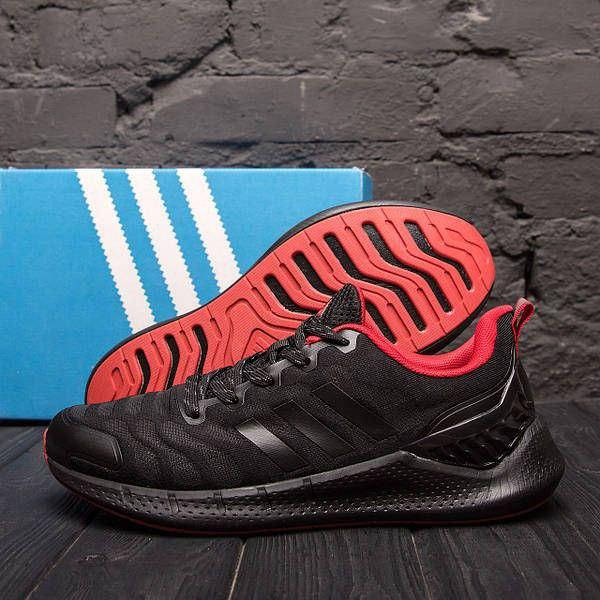

Мужские спортивные кроссовки Adidas на шнуровке, легкие кроссовки и кеды для спорта, демисезонные кроссовки, Черный