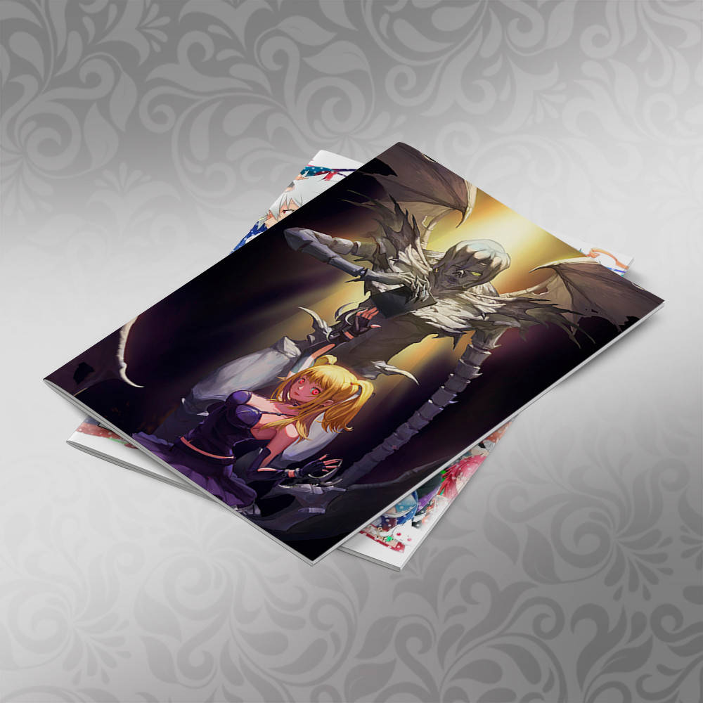 

Тетрадь 48 л. на скобе клетка Death note 008