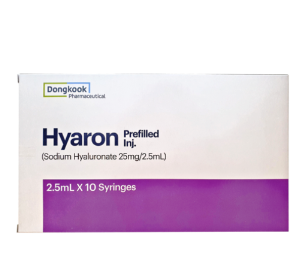 

Биоревитализант Hyaron (Хиарон) Sodium Hyaluronate Корея для Европы- 1х2.5 мл
