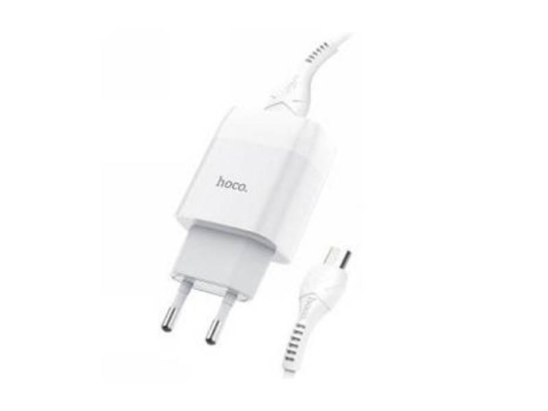 

Зарядное устройство 220В USBx2 с кабелем USB - micro USB Hoco C73A Glorious 180шт 9975