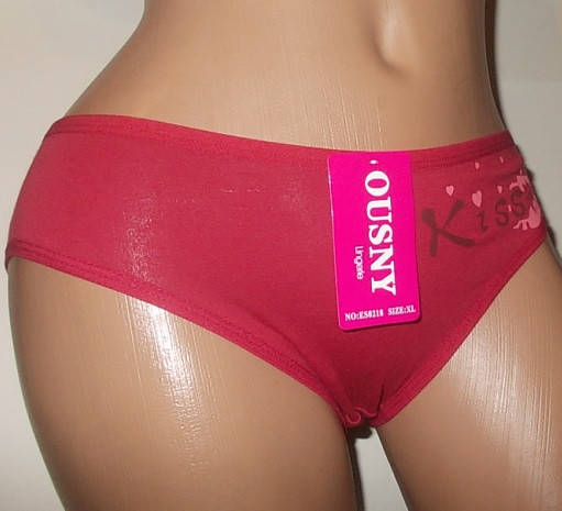 

Трусики женские хлопковые р 48 трусы классические, Бордовый