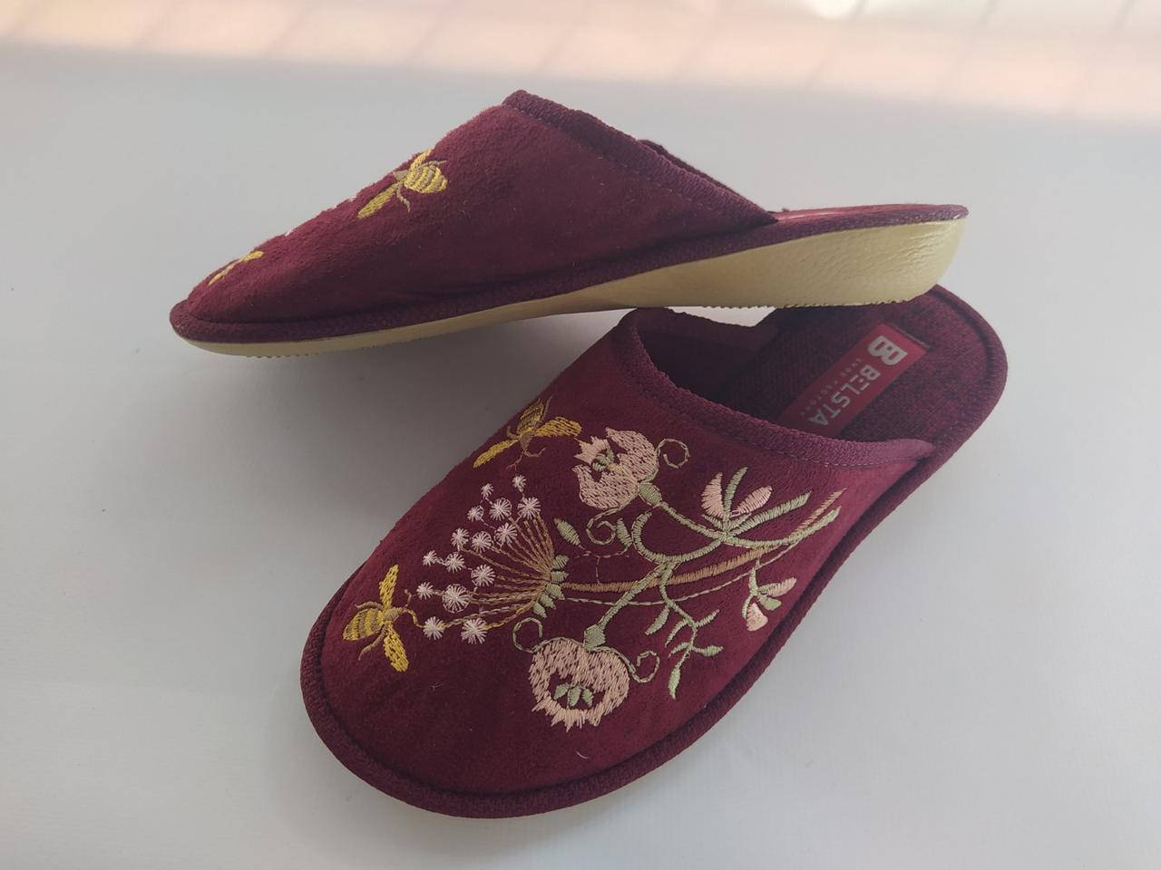 

Женские комнатные тапочки белста размеры ( 38.)