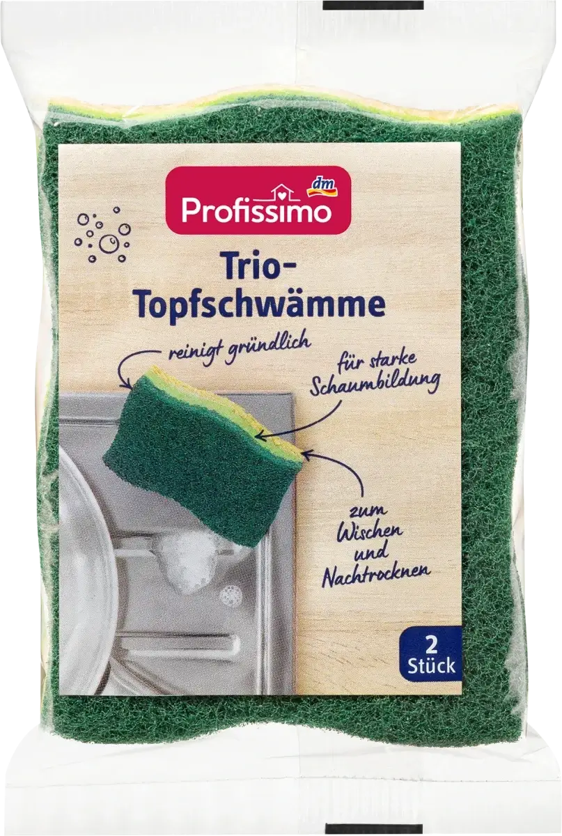 

Губки для мытья посуды Profissimo Topfschwämme, 2 шт.