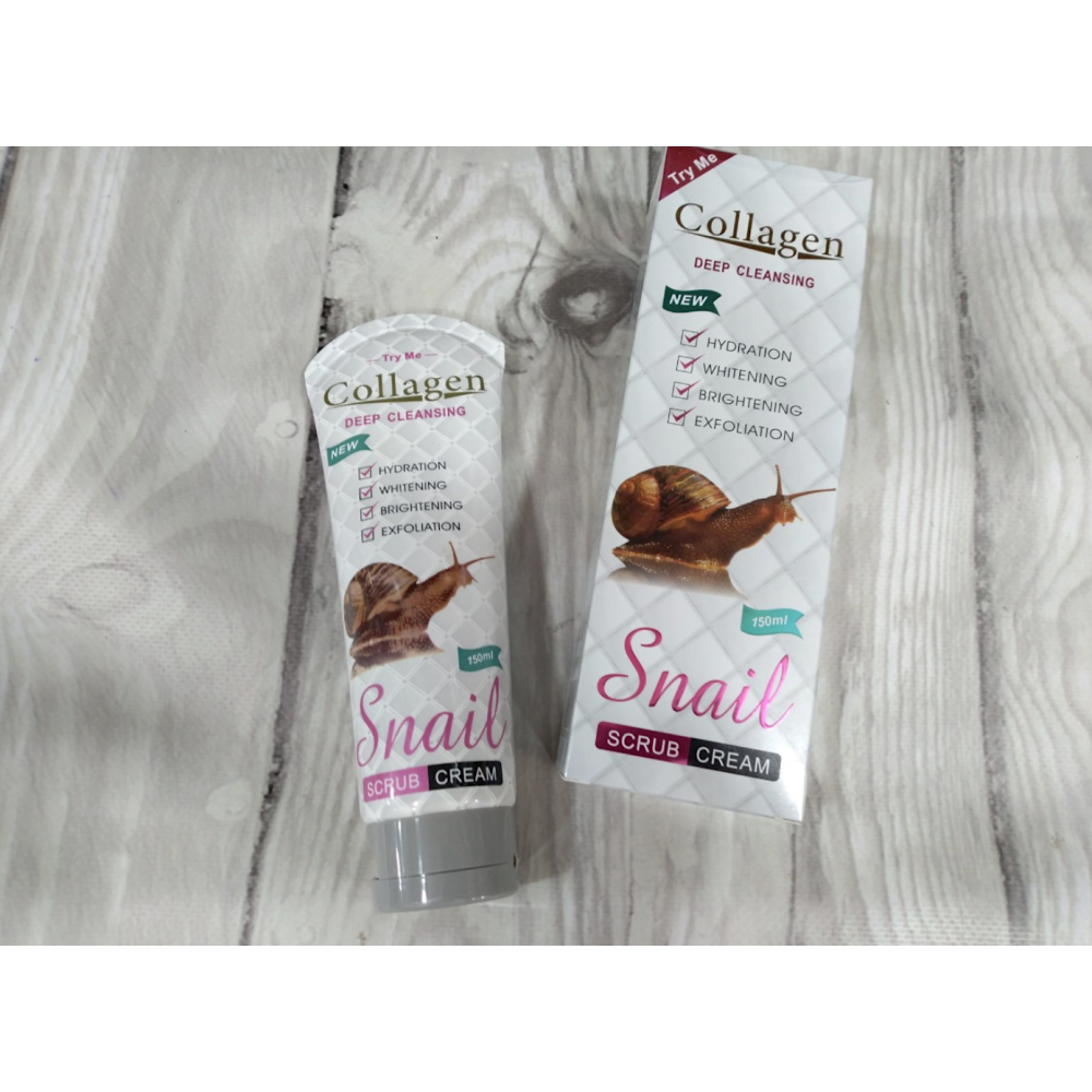 

Collagen скраб для лица с улиткой