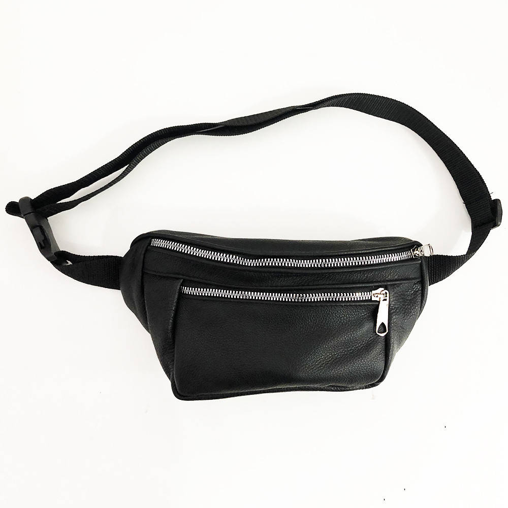 

Бананка з натуральної шкіри. Відмінна якість сумки на пояс. Модель: 74132, Черный