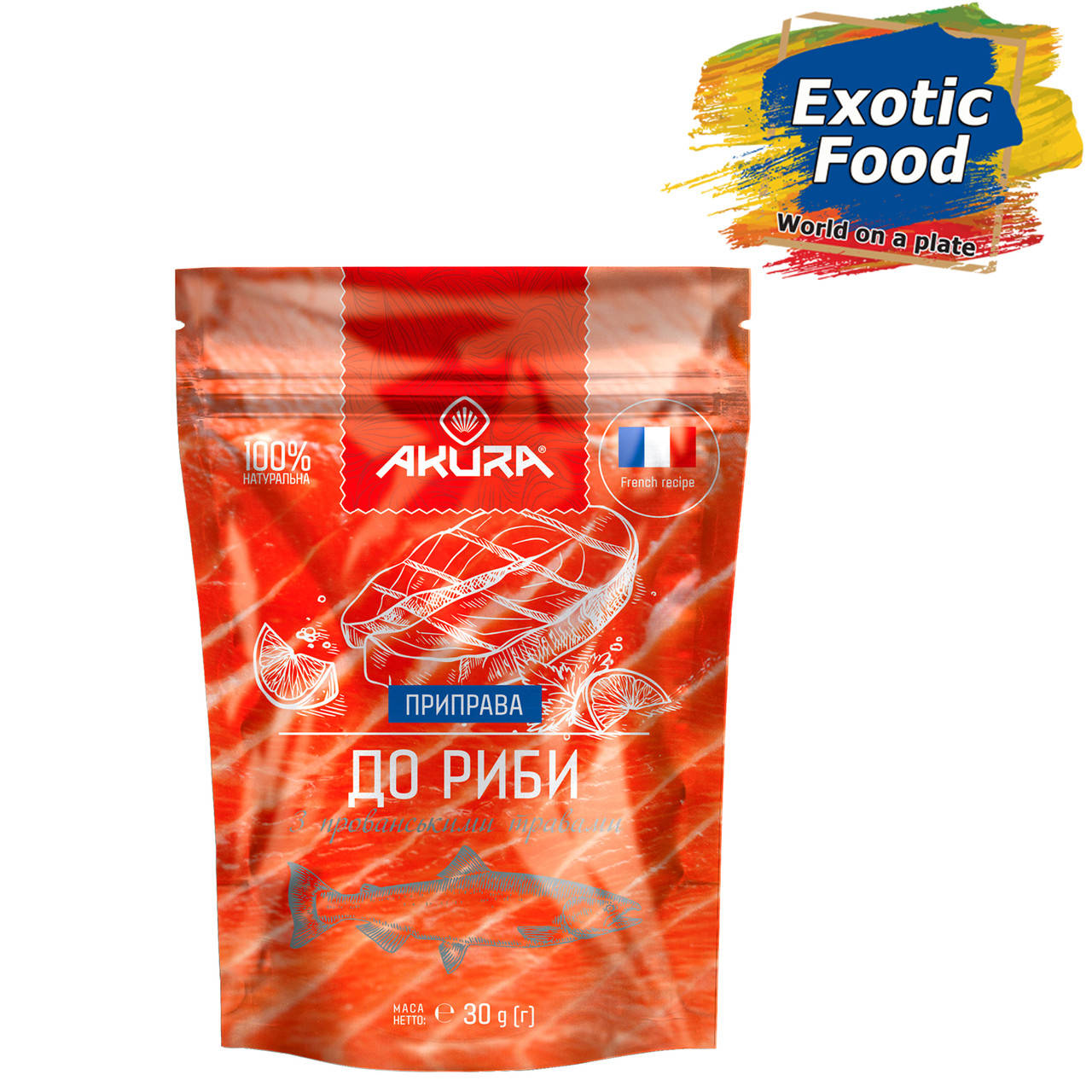

Приправа для рыбы ТМ "AKURA" 30г.
