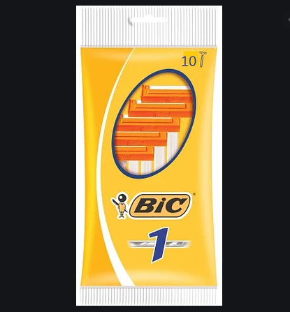 

Станок для бриття одноразовий BIC Sensitive жовтий 10шт, Желтый