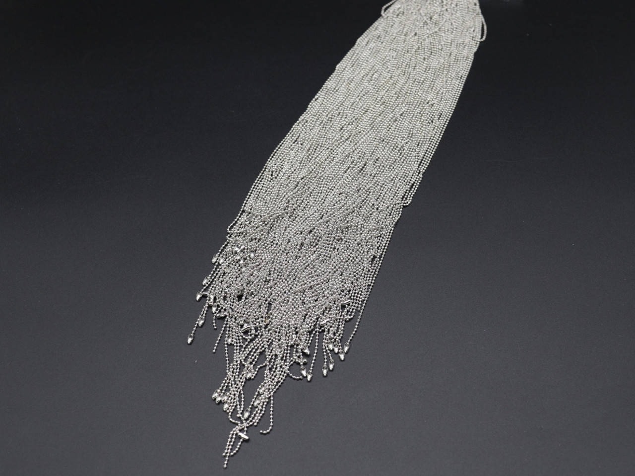 

Цепочка шариковая. 60см 1,5мм, Серебро