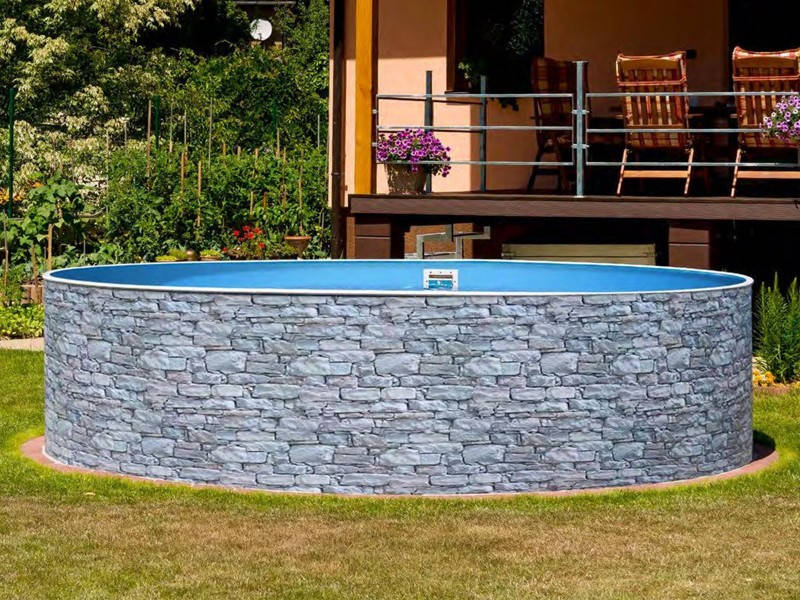 

Бассейн каркасный сборной с песочным фильтром AZURO STONE Ø5х1,2м