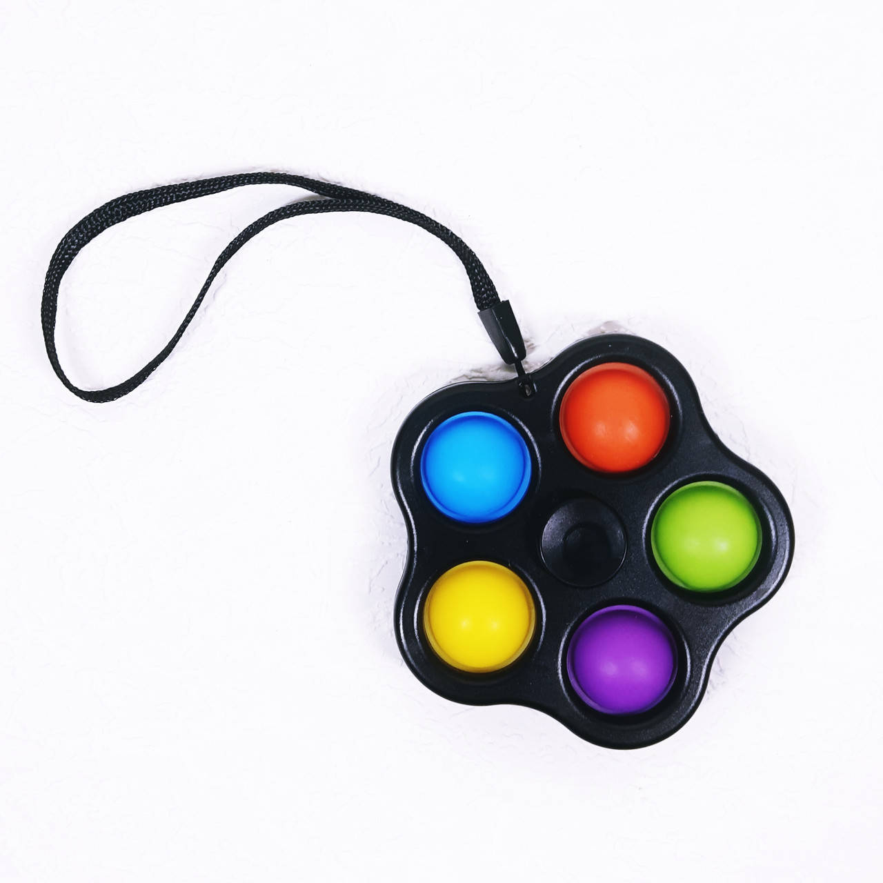 

Игрушка Pop it Simple Dimple антистресс спиннер-брелок диаметр 8см арт.1139