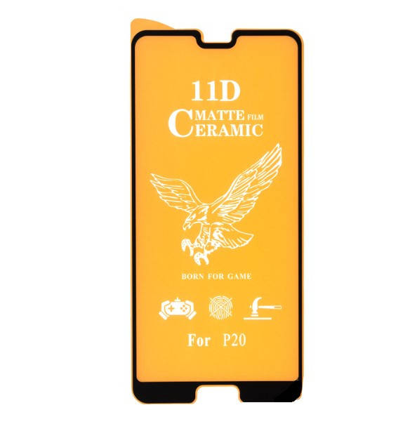 

Захисна плівка Ceramic Matte Huawei P20 Full Glue black, Черный